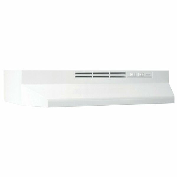 Almo 21-in. White Non-Ducted Under Cabinet Range Hood with EZ1 Installation and ADA Compliance BUEZ121WW